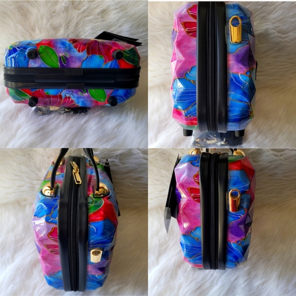 Triforce Firenze Collection Elite Multicolor Hard Sided Beauty Case - Picture 12 of 16